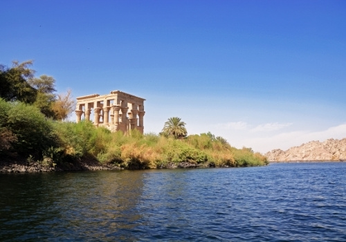 Vierter Tag der Nilkreuzfahrt mit Besichtigung von Assuan in Ägypten am Nil